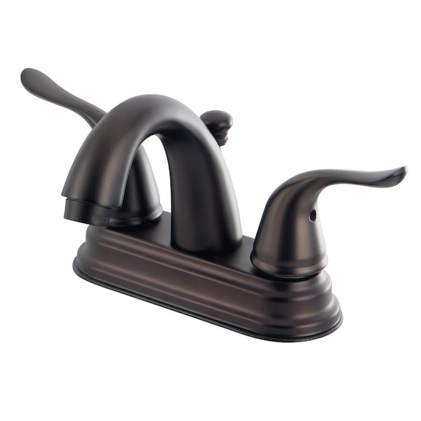 4" Centerset Bathroom Faucet, Oil Rubbed Bronze